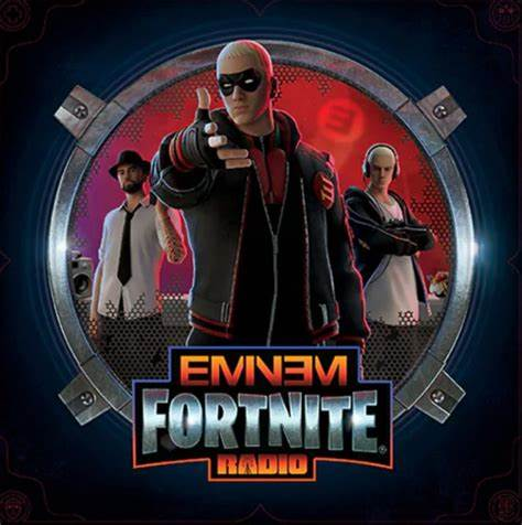 Eminem - Fortnite Radio (Limited Edition Import, Blue & Red Vinyl) (LP) - Joco Records