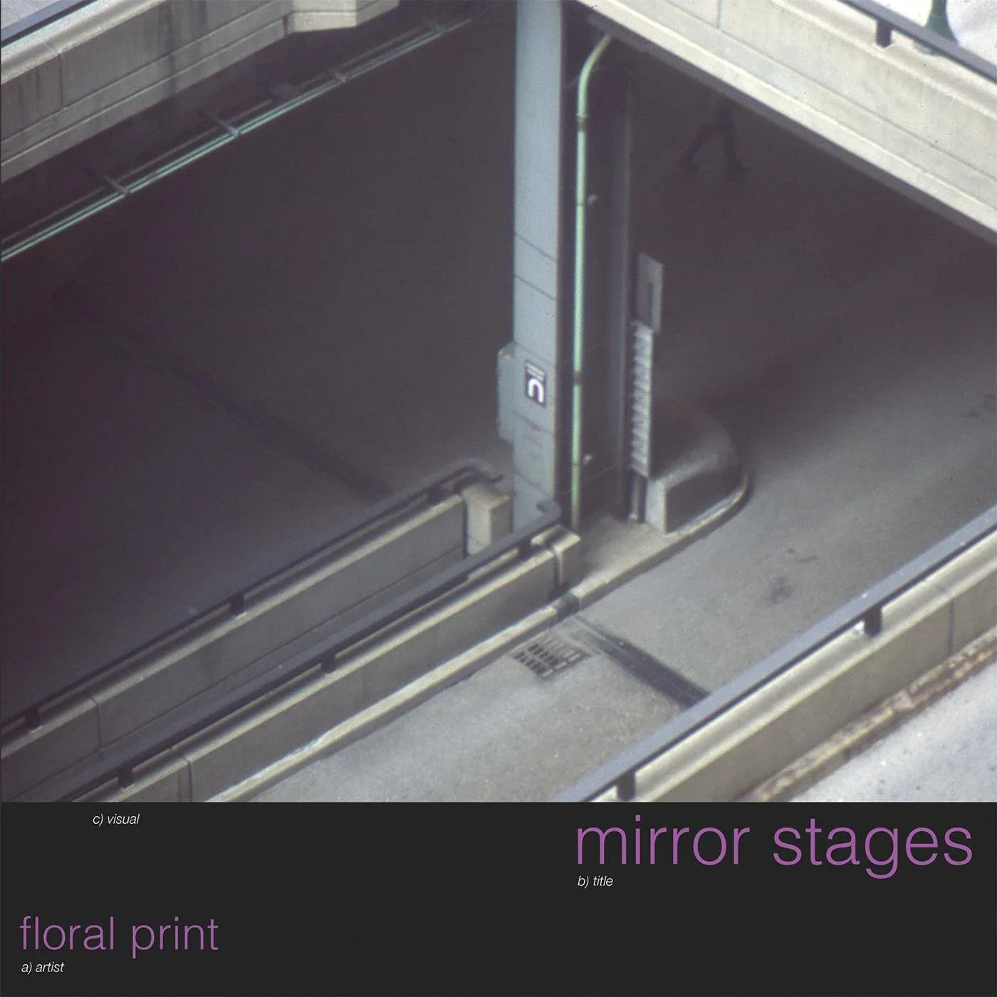 Floral Print - Mirror Stages (Limited Edition, Translucent Candy Grape Purple Vinyl) (LP) - Joco Records