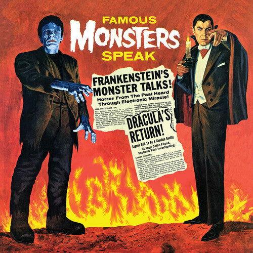 Gabriel Dell - Famous Monsters Speak (Limited Edition, Red & Black Vinyl) (LP) - Joco Records