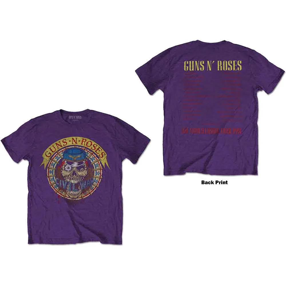 Guns N' Roses - Skull Circle (T-Shirt) - Joco Records