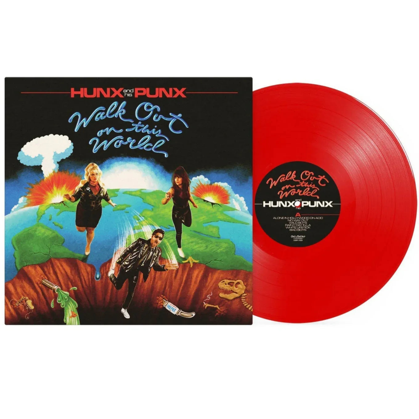 Hunx And His Punx - Walk Out On This World (Opaque Apple Red Vinyl) (LP)