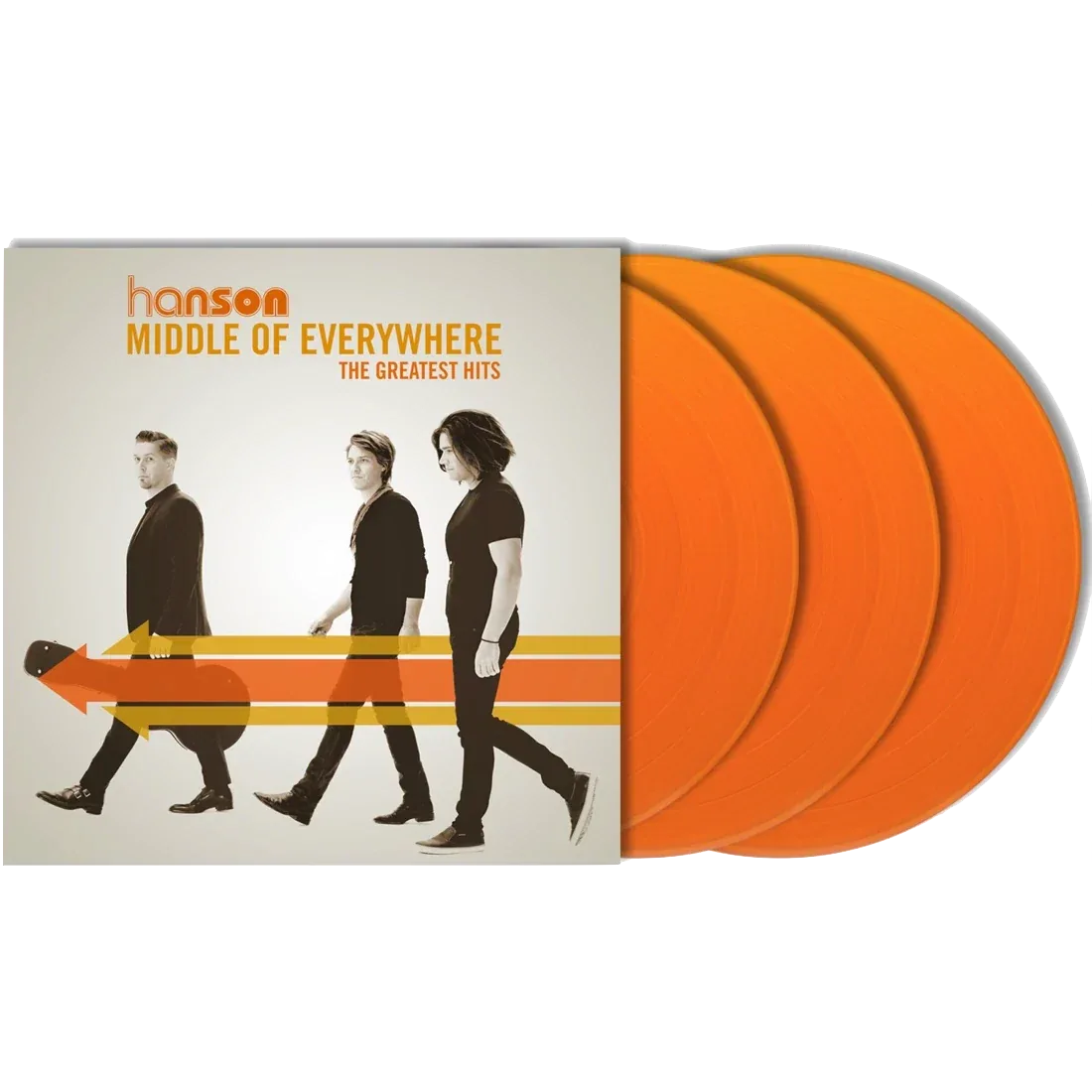 Hanson - Middle of Everywhere: The Greatest Hits (Limited Edition, Orange Vinyl) (3 LP) - Joco Records