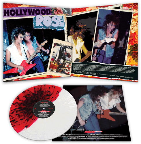 Hollywood Rose - The Roots Of Guns N' Roses (Color Vinyl, Red & White Splatter, Limited Edition, Remixes) - Joco Records