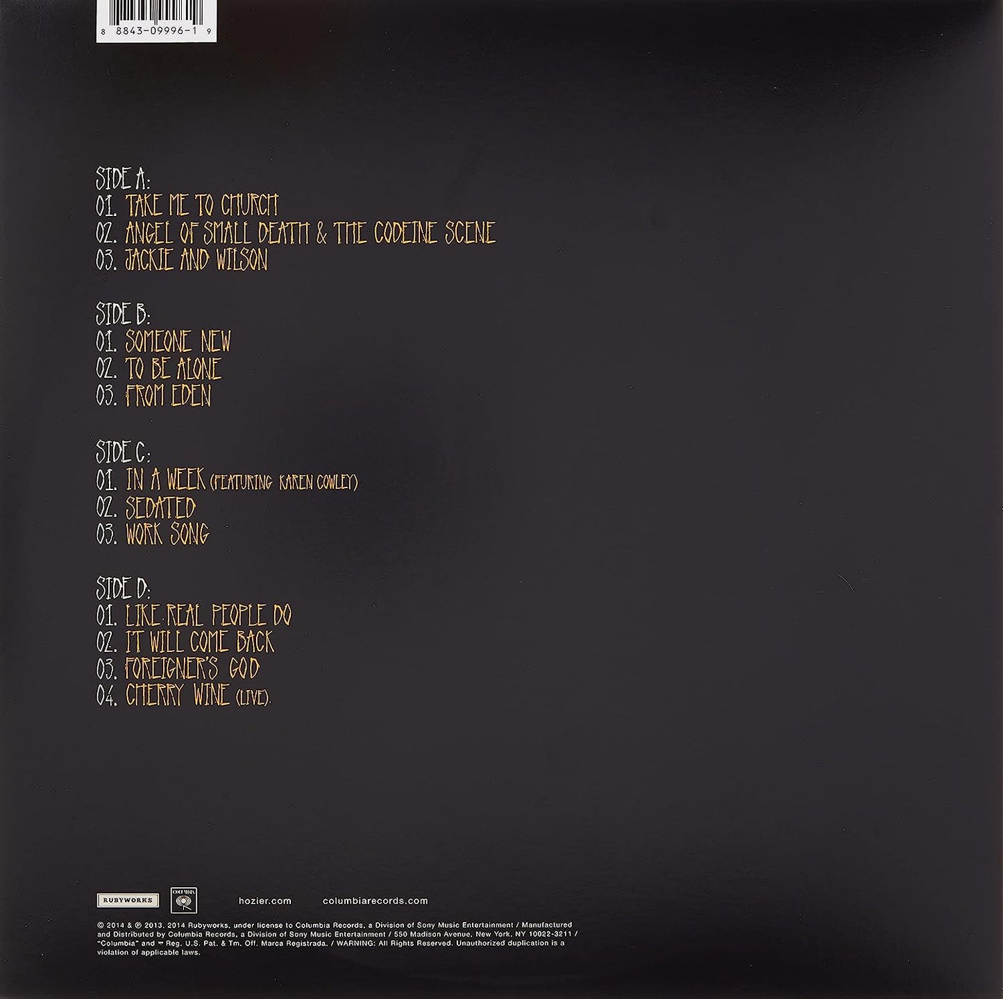 Hozier - Hozier (Gatefold) (2 LP) - Joco Records