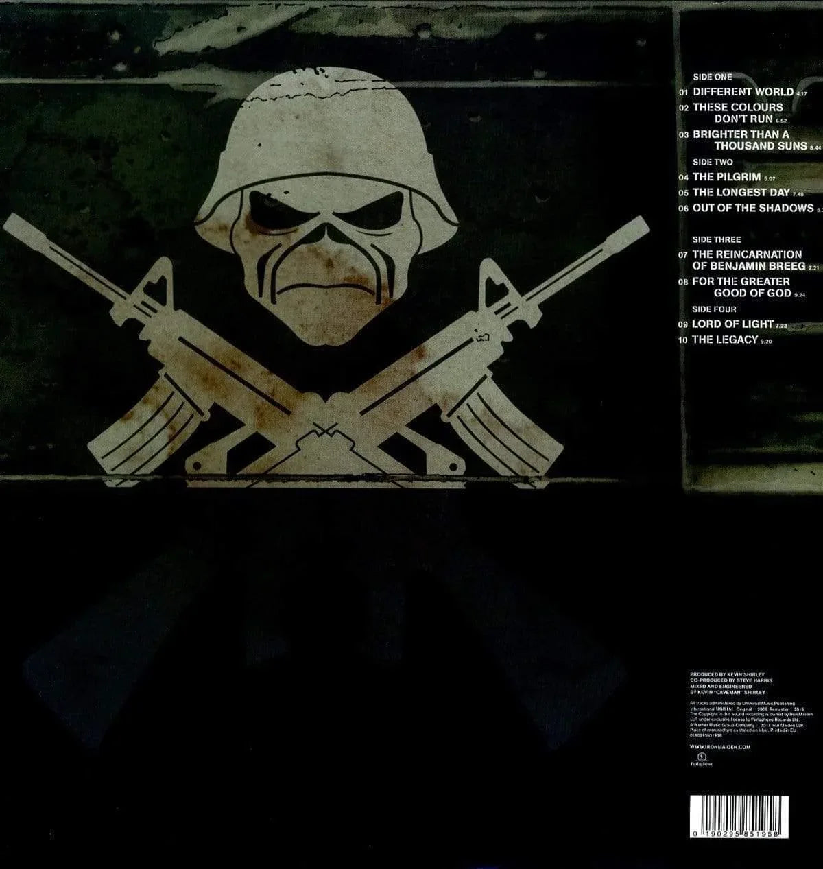 Iron Maiden - A Matter Of Life And Death (Remastered, 180 Gram) (2 LP) - Joco Records