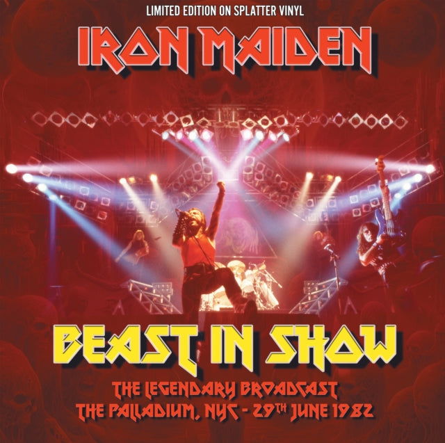 Iron Maiden - Beast In Show: Palladium N.Y.C. 1982 (Red/Orange Splatter Vinyl) (Import) - Joco Records