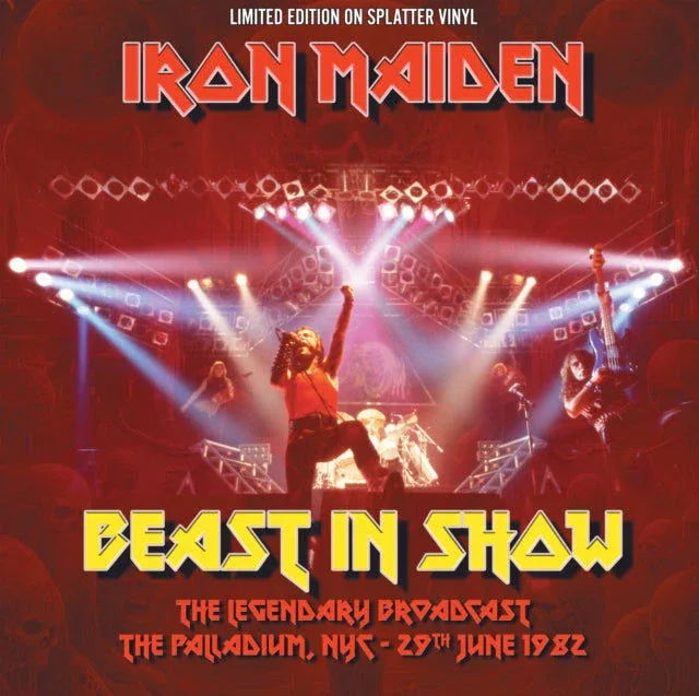 Iron Maiden - Beast In Show: Palladium N.Y.C. 1982 (Red/Orange Splatter Vinyl) (Import) - Joco Records