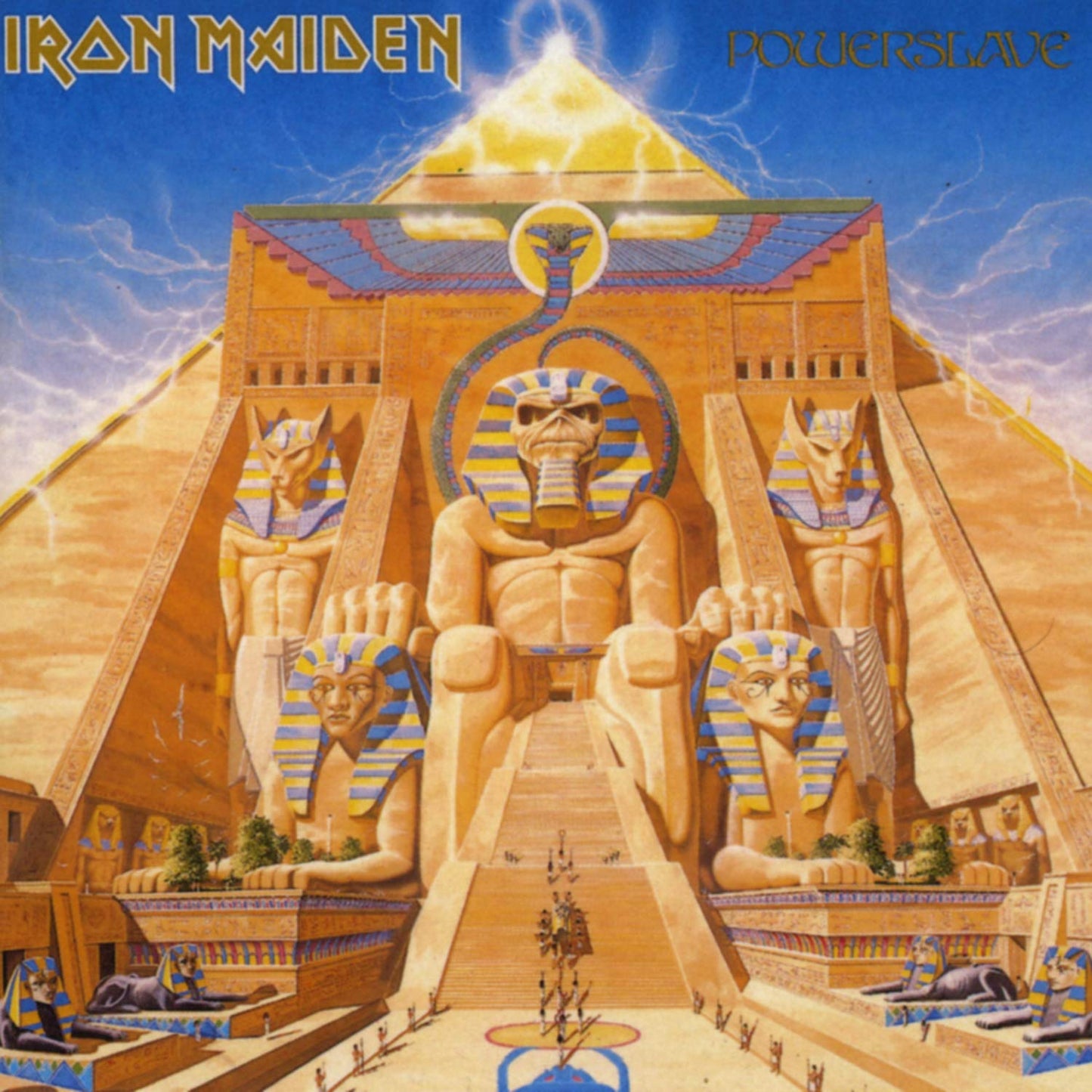 Iron Maiden - Powerslave (40th Anniversary Edition) (Limited Edition, Zoetrope Picture Disc Vinyl) (LP) - Joco Records