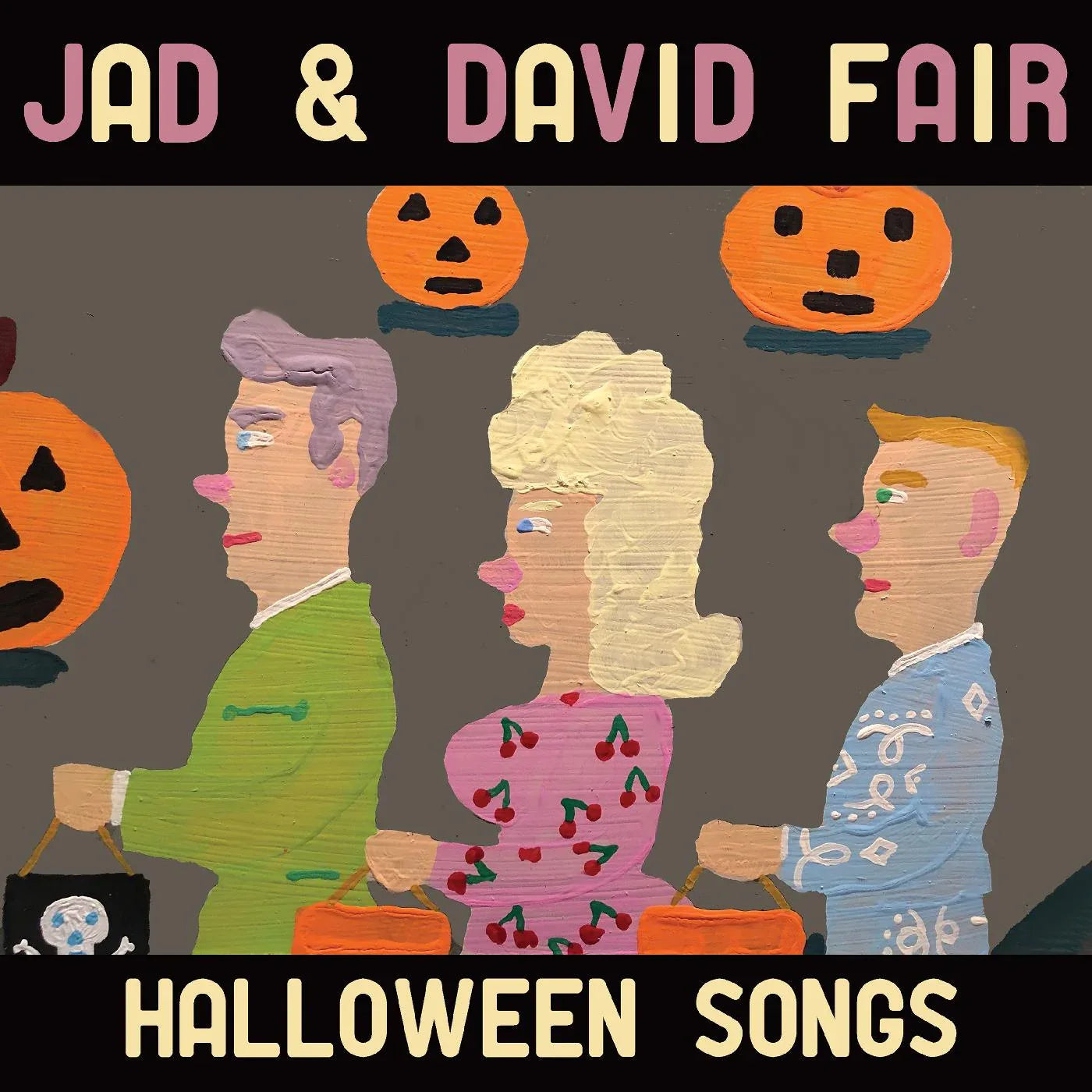 Jad & David Fair - Halloween Songs (Opaque Orange With Black Swirl Vinyl) - Joco Records