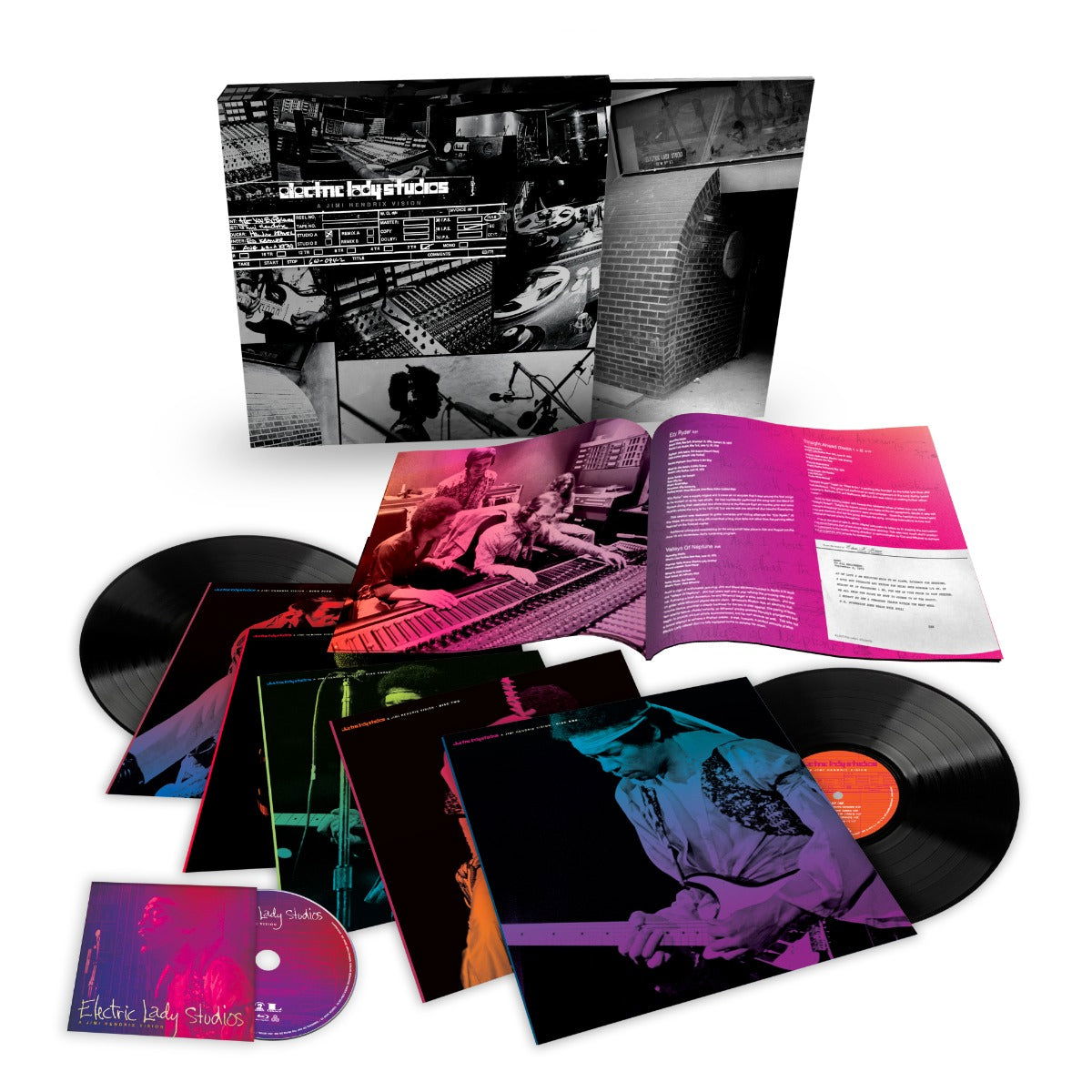 Jimi Hendrix - Electric Lady Studios: A Jimi Hendrix Vision (Limited Edition, Vinyl Box Set) (5 LP) - Joco Records