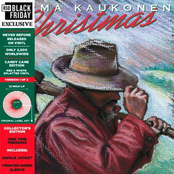 Jorma Kaukonen- Christmas (RSD 11/26/21) ("Candy Cane Edition" Red/White Splatter Vinyl) - Joco Records