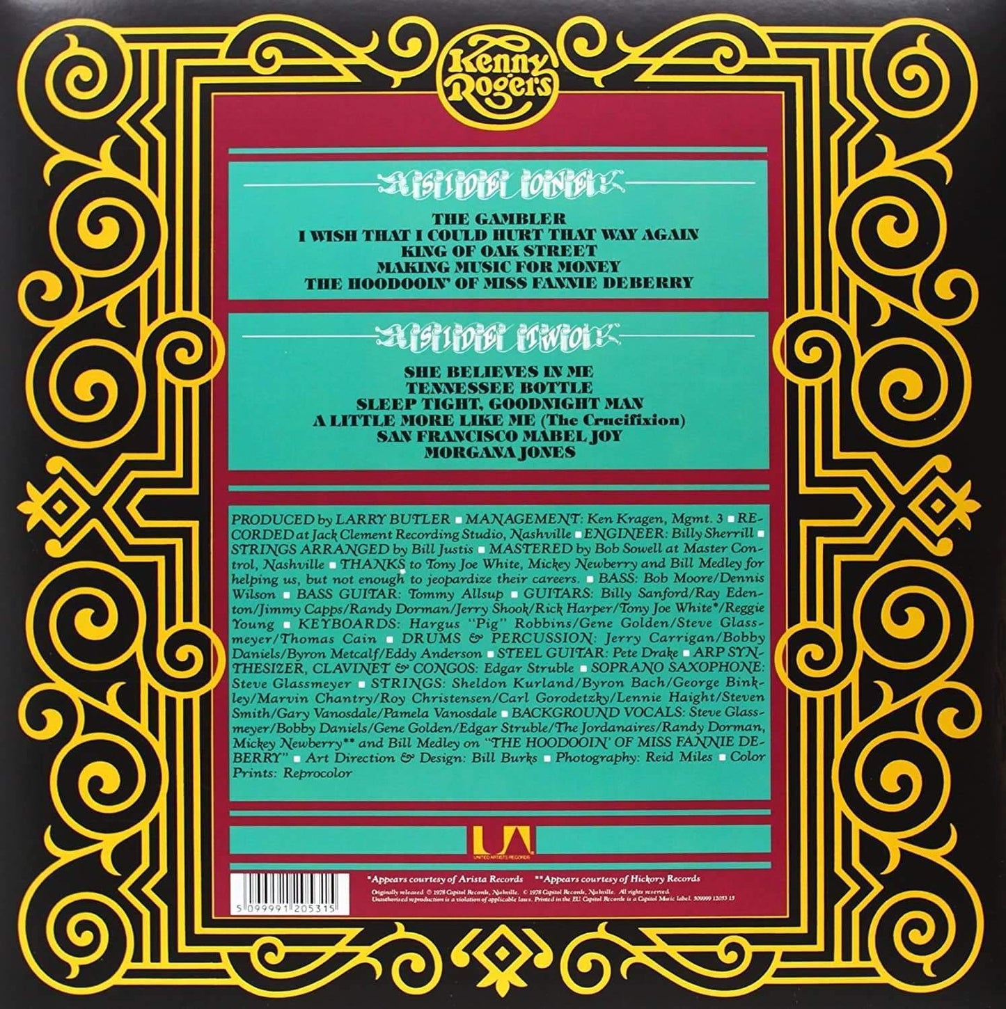 Kenny Rogers - The Gambler (LP) - Joco Records