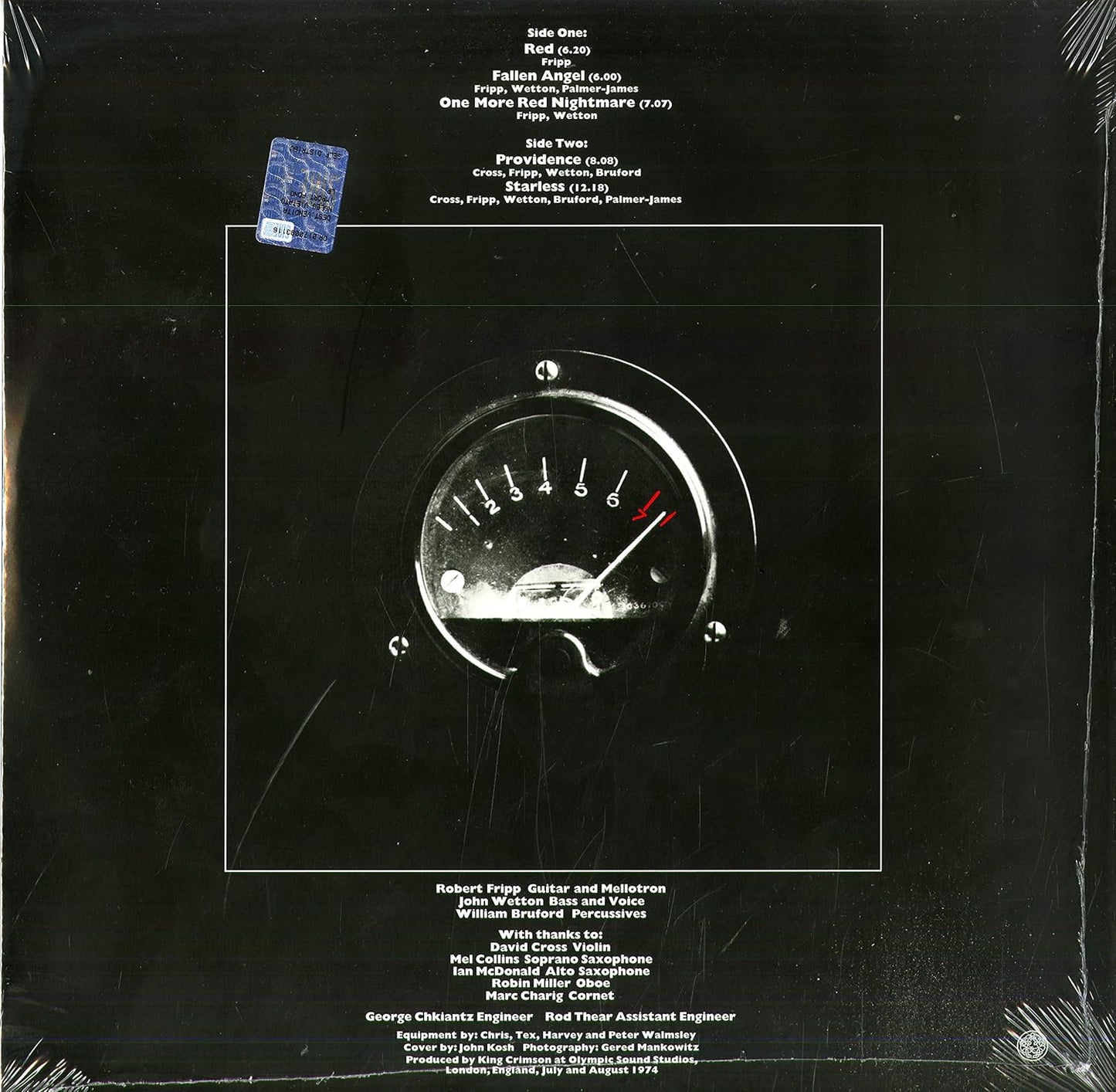 King Crimson - Red (Remixed by Wilson & Fripp) (Limited Edition, 200 Gram) (LP) - Joco Records