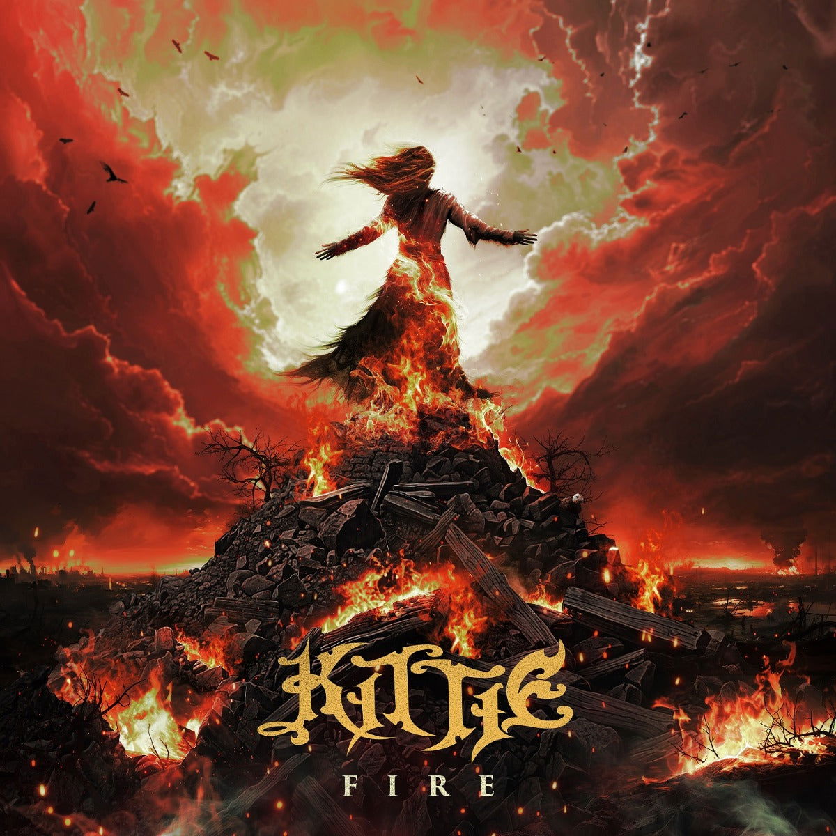 Kittie - Fire (Limited Edition, Gold Nugget Vinyl) (LP) - Joco Records