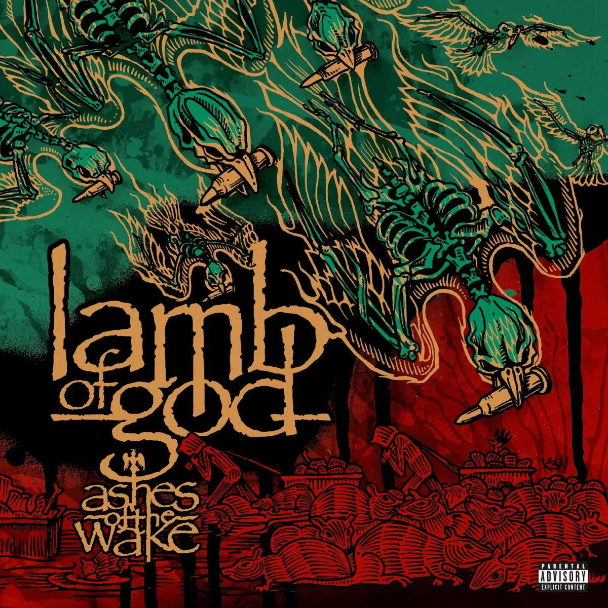 Lamb Of God - Ashes Of The Wake (Deluxe Edition, Bonus Tracks, Anniversary Edition, Expanded Version) (2 LP) - Joco Records