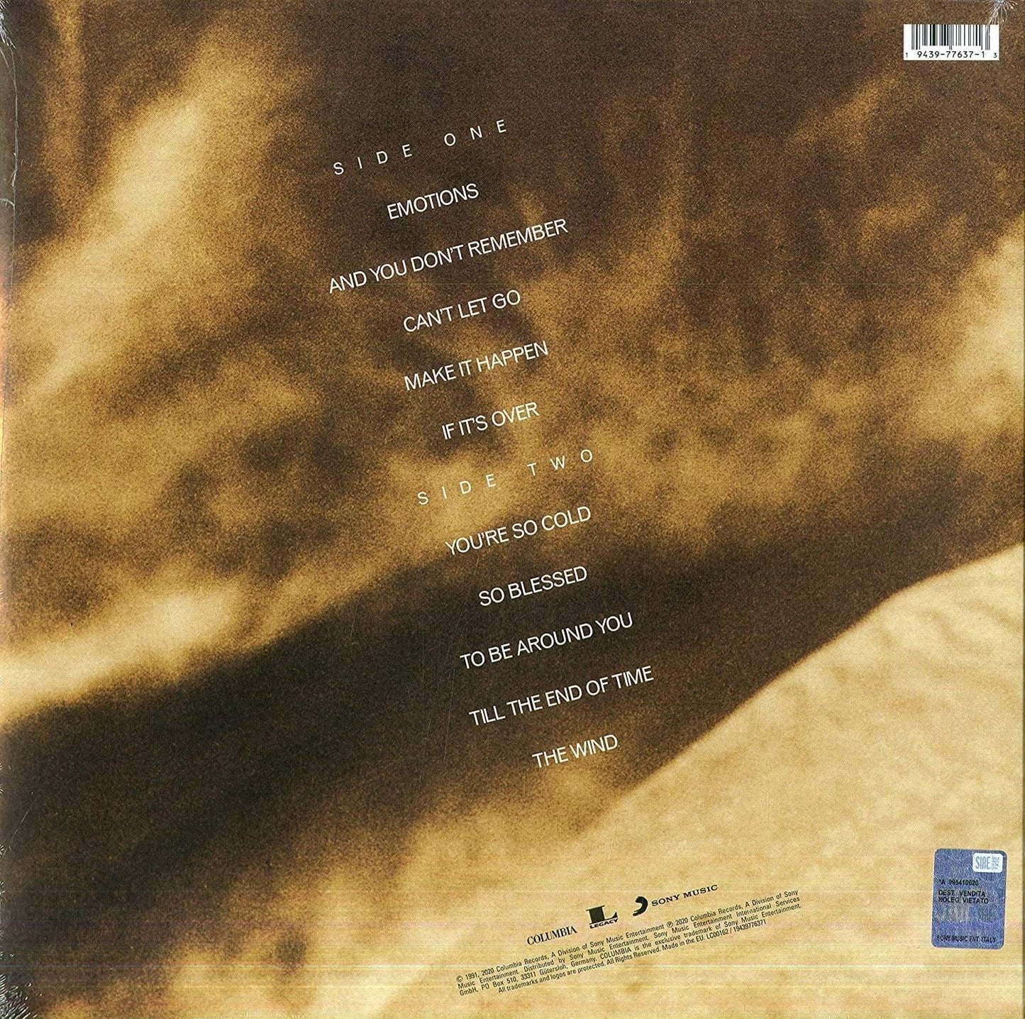 Mariah Carey - Emotions (Remastered, 180 Grams) (LP) - Joco Records