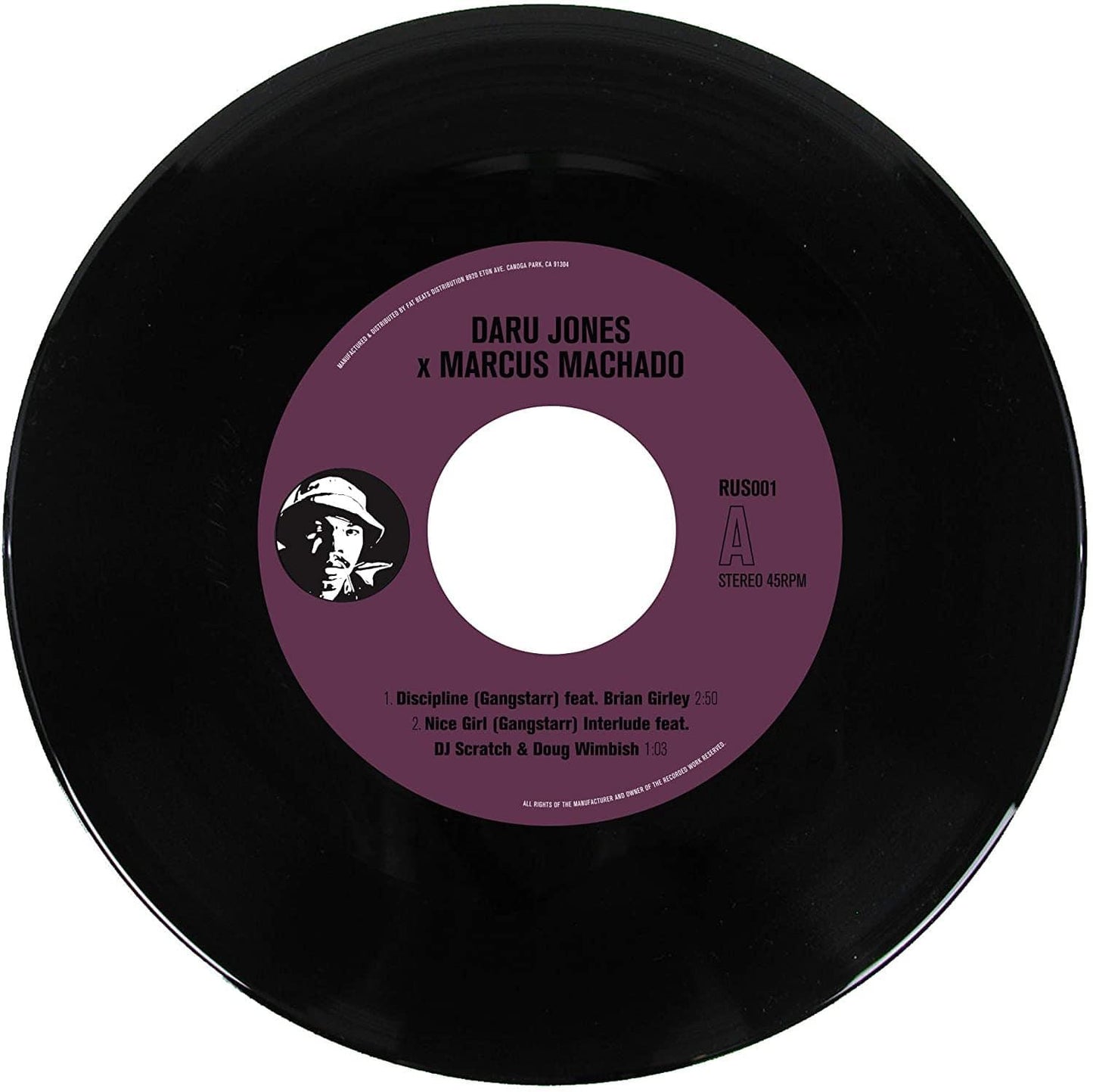 Daru Jones X Marcus Machado - Nice Girl (Gangstarr) / Meat Grinder (Madvillain) (Vinyl) - Joco Records