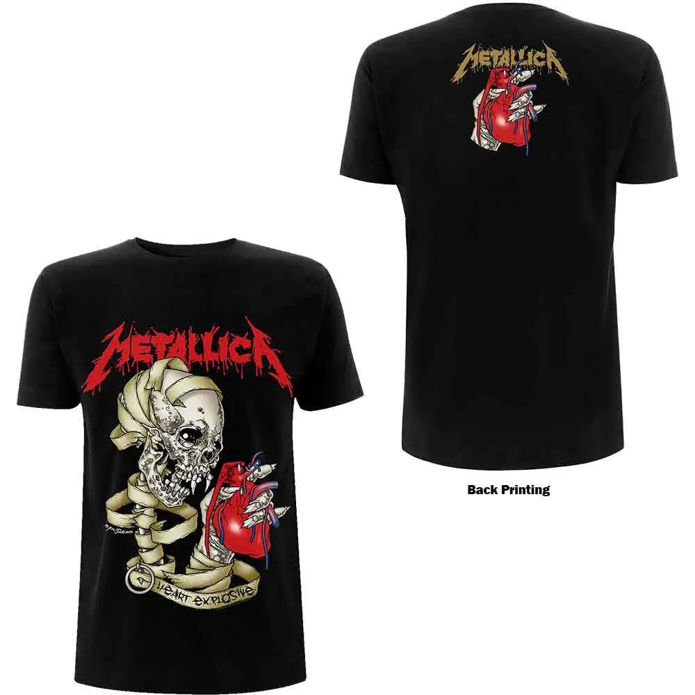 Metallica - Heart Explosive (T-Shirt) - Joco Records