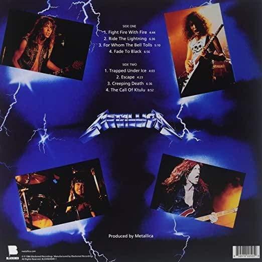 Metallica - Ride The Lightning (Remastered, 180 Gram) (LP) - Joco Records