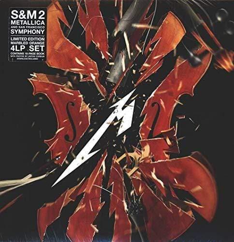 Metallica & San Francisco Symphony - S&M2 (4LP, Indie Exclusive, Marbled Orange Vinyl & Booklet) - Joco Records