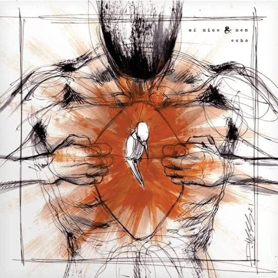 Of Mice & Men - Echo (Limited Edition, Orange & Beer W/ White Splatter Color Vinyl)