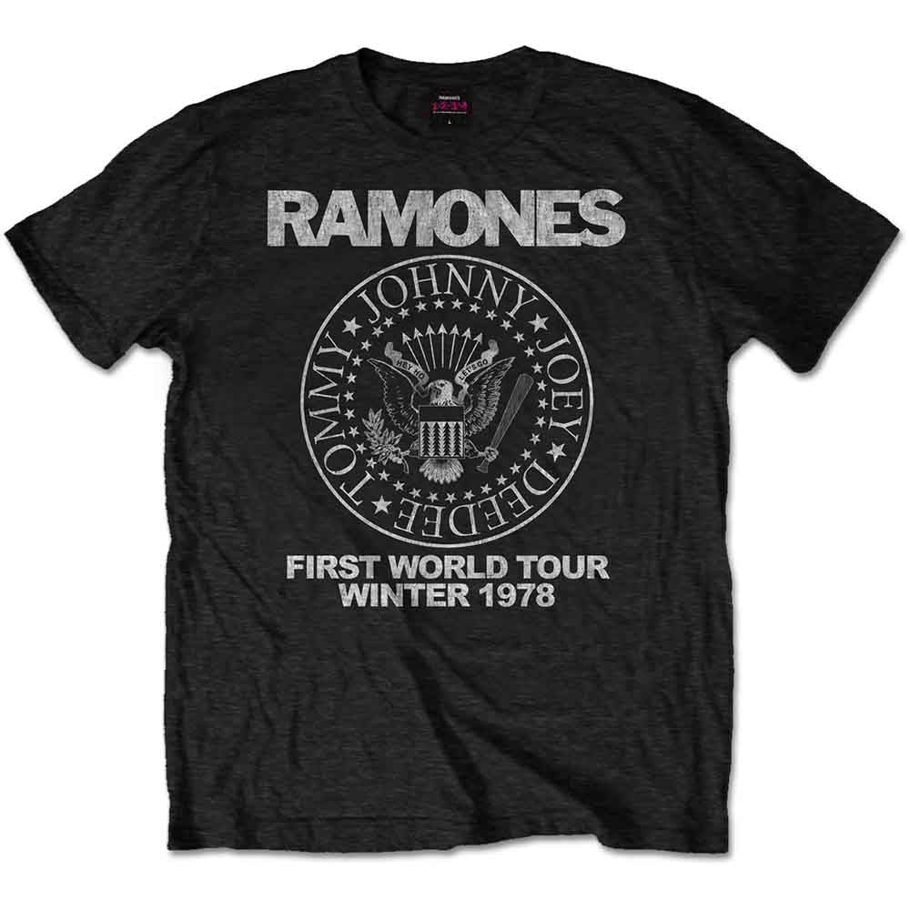 Ramones - First World Tour 1978 (T-Shirt) - Joco Records