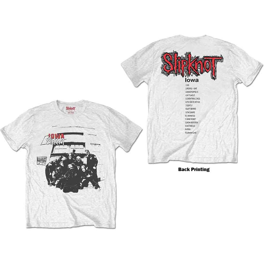 Slipknot - Iowa Track List (T-Shirt) - Joco Records