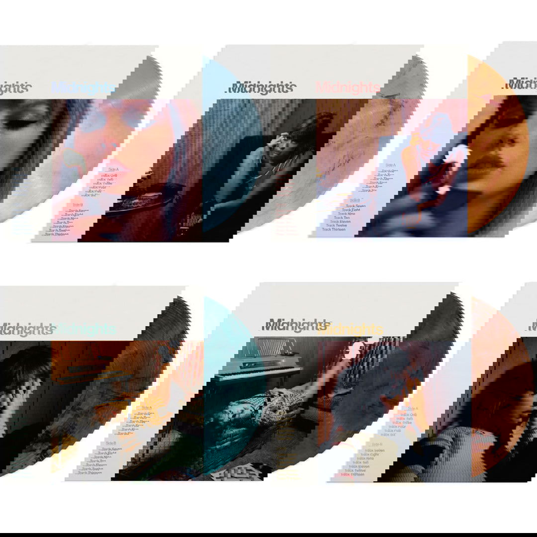 Taylor Swift - Midnights (Complete Clock Bundle) (4 Color Variants) (4 LP) - Joco Records