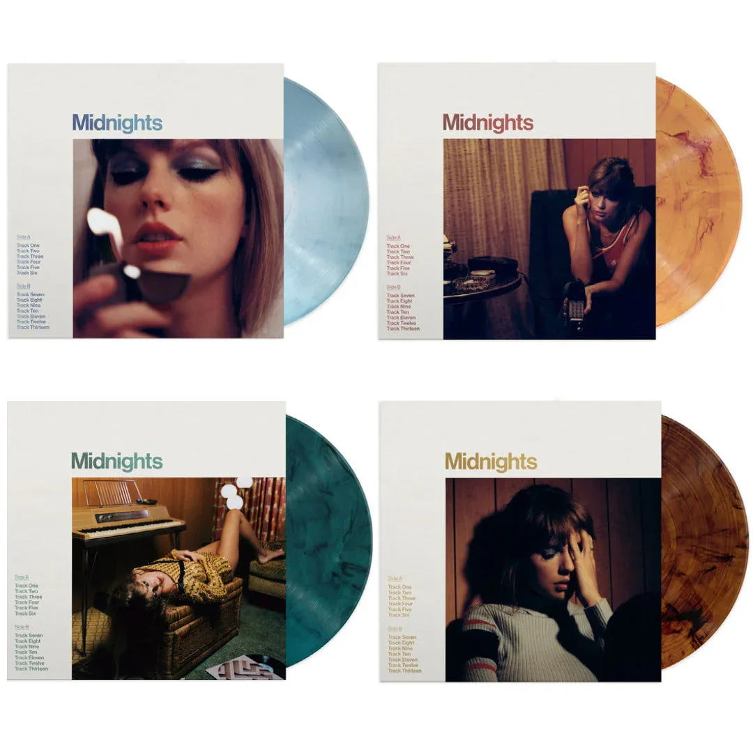 Taylor Swift - Midnights (Complete Clock Bundle) (4 Color Variants) (4 LP) - Joco Records