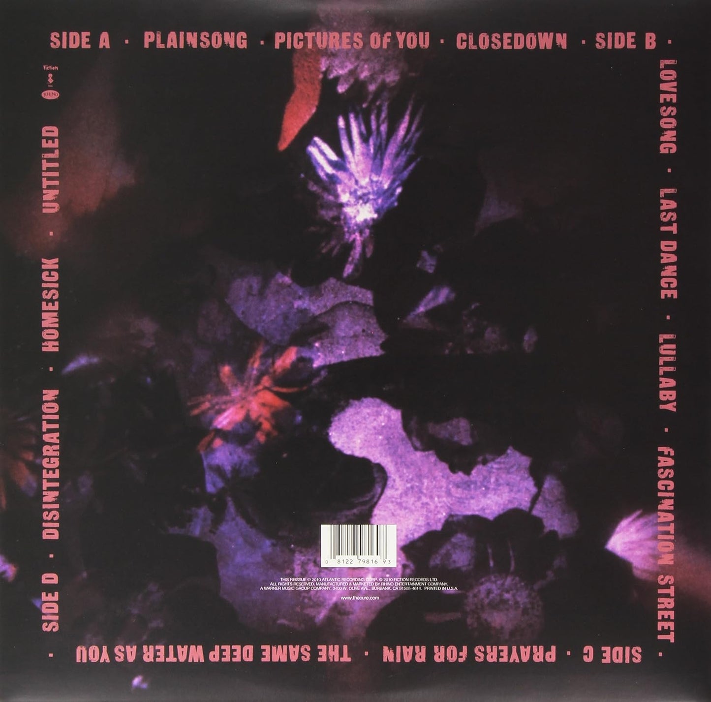 The Cure - Disintegration (Remastered, Gatefold) (2 LP) - Joco Records