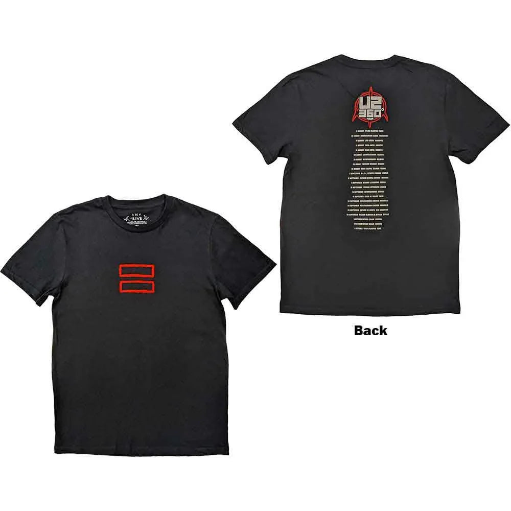 U2 - 360 Degree Tour 2010 Equals (T-Shirt) - Joco Records
