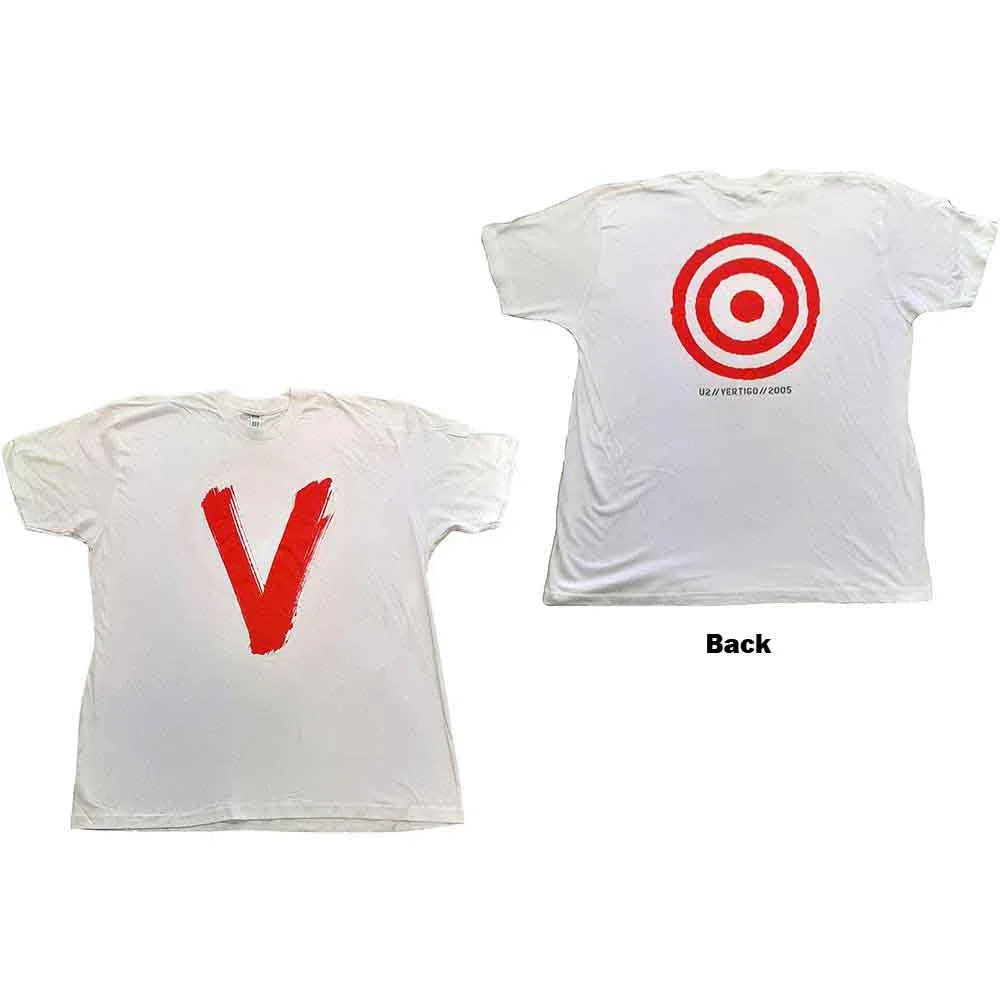 U2 - U2 Vertigo Tour 2005 Red V (T-Shirt) - Joco Records