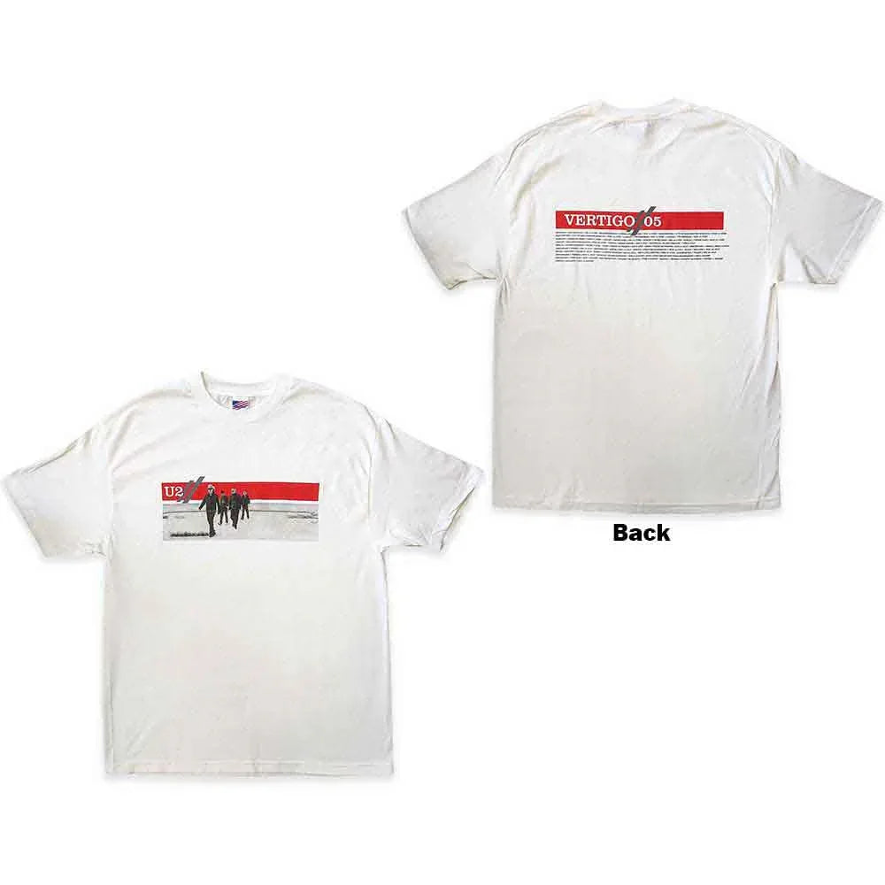 U2 - Vertigo 2005 Band Photo (T-Shirt) - Joco Records