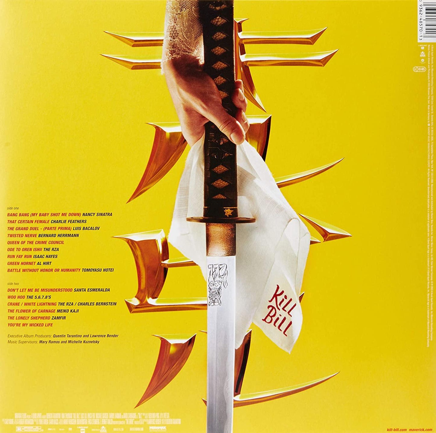 Various Artists - Kill Bill, Vol. 1 (Original Soundtrack) (LP) - Joco Records