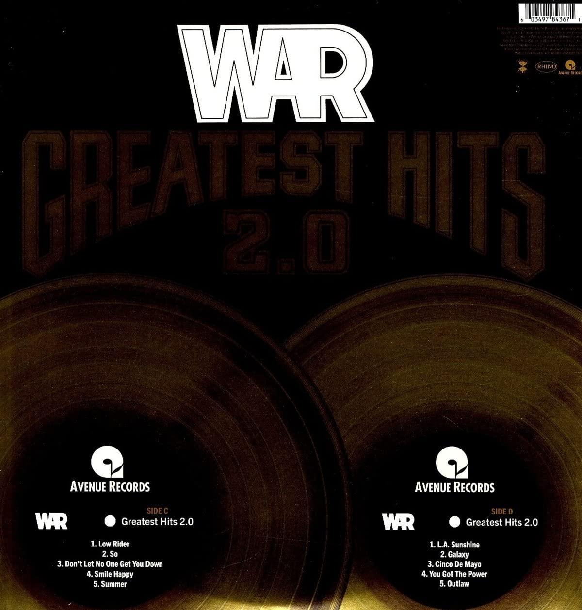 War - Greatest Hits 2.0 (Gatefold) (2 LP) - Joco Records