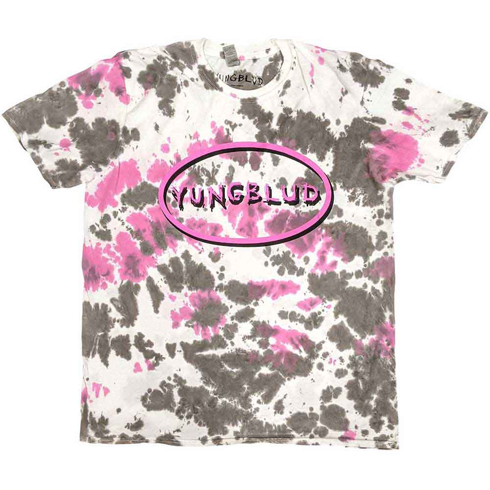 YUNGBLUD - Scratch Logo Oval (T-Shirt) - Joco Records