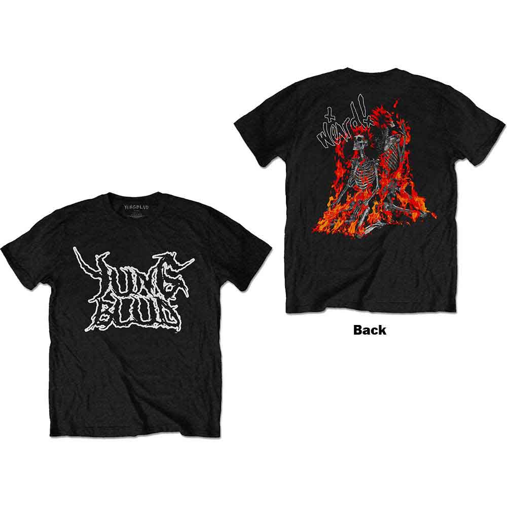 Yungblud - Weird Flaming Skeletons (T-Shirt) - Joco Records