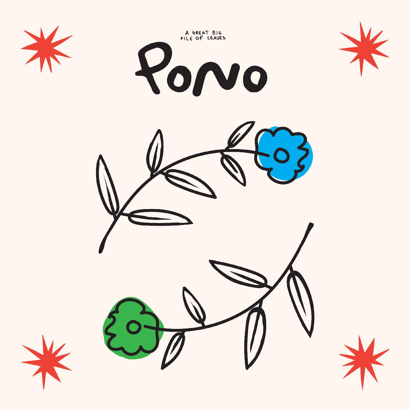 A Great Big Pile of Leaves - Pono (Limited Editon, Floral Swirl Vinyl) (LP)