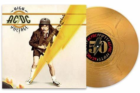 AC/DC - High Voltage (Anniversary Edition, Gold Vinyl) (LP)