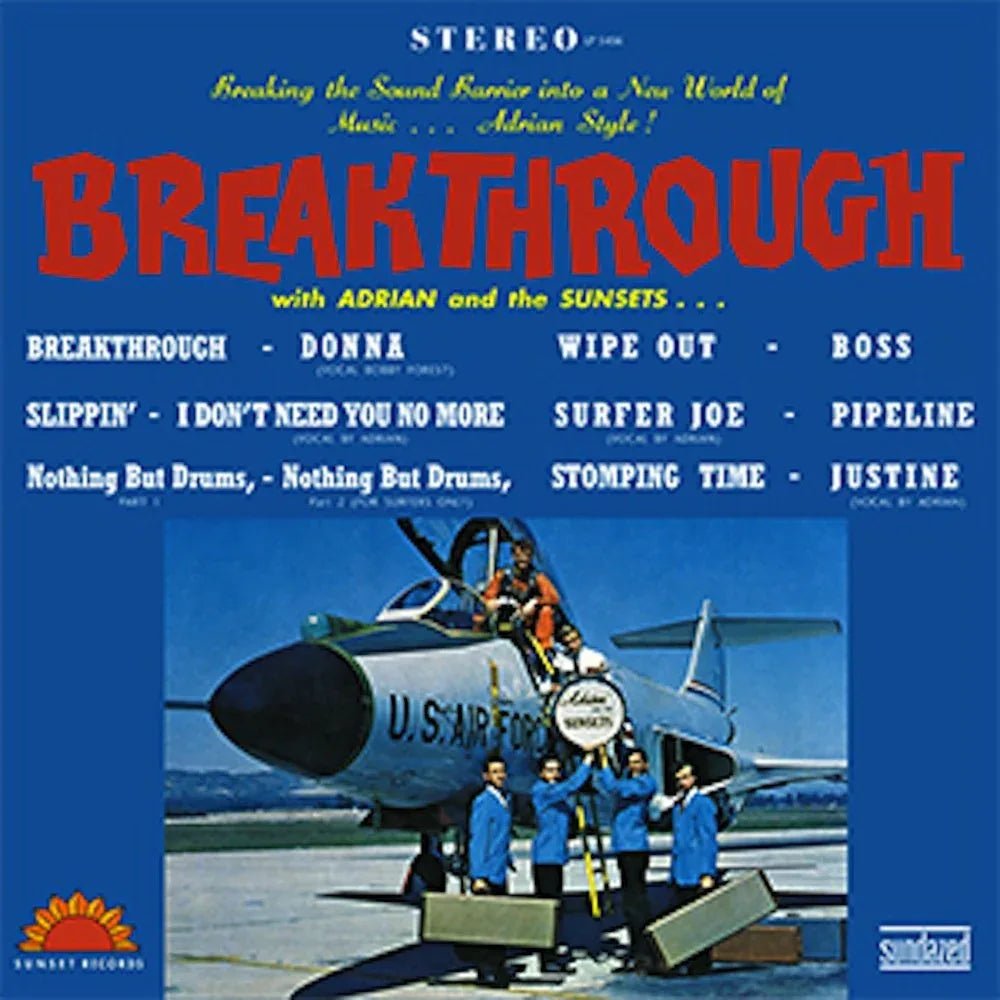 Adrian And The Sunsets - Breakthrough (Multi-Color Starburst Vinyl) (LP) - Joco Records