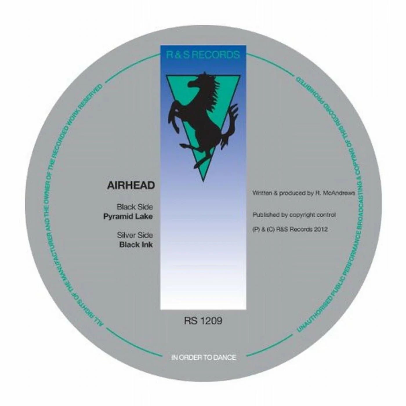 Airhead - Pyramid Lake / Black Ink - 12" (LP) - Joco Records