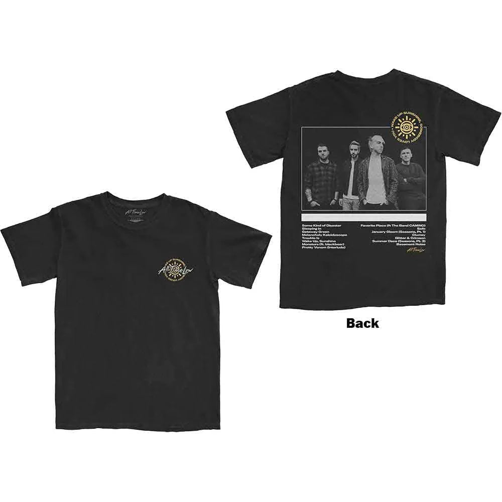 All Time Low - Wake Up Sunshine Track List (T-Shirt) - Joco Records