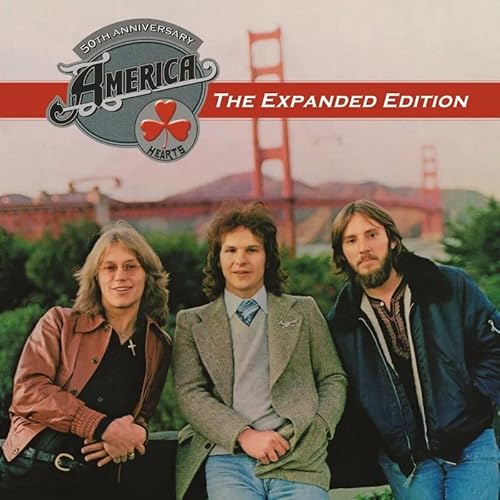 America - Hearts-50Th Anniversary (Translucent Red Vinyl/Bonus Tracks) (RSD 11.28.25) - Joco Records