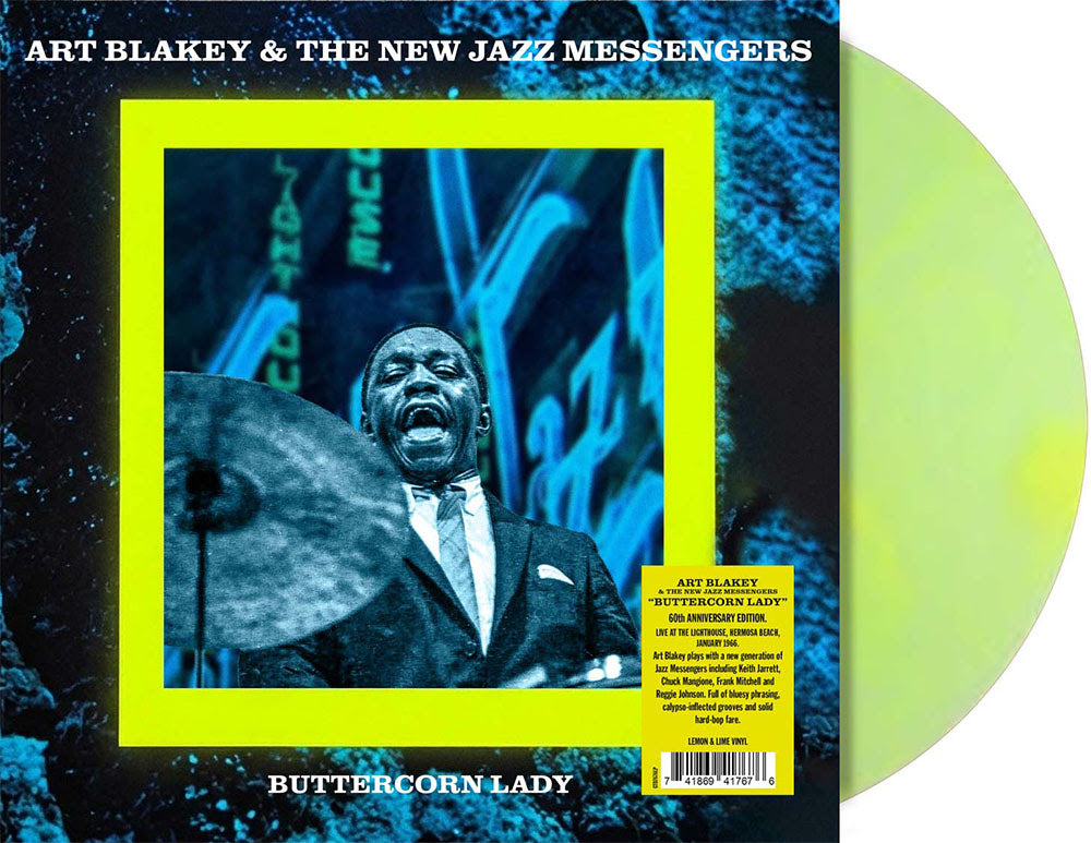 Art Blakey & The New Jazz Messengers - Buttercorn Lady - Live At The Lighthouse, Hermosa Beach, 1966 (Indie Exclusive) (180 Gram Lemon & Lime Vinyl)