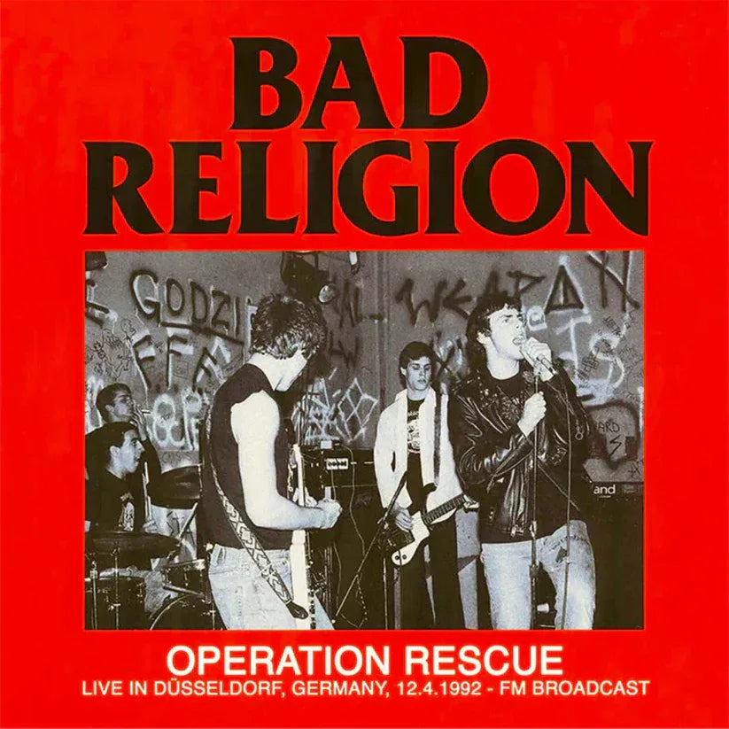 Bad Religion - Operation Rescue: Live in Düsseldorf, 1992 (Broadcast) (Limited Edition Import, Red Vinyl) (LP)
