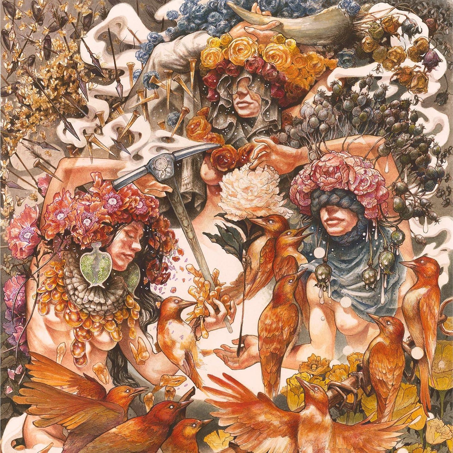 Baroness - Gold & Grey (Indie Exclusive, Red & Blue Vinyl) (2 LP) - Joco Records