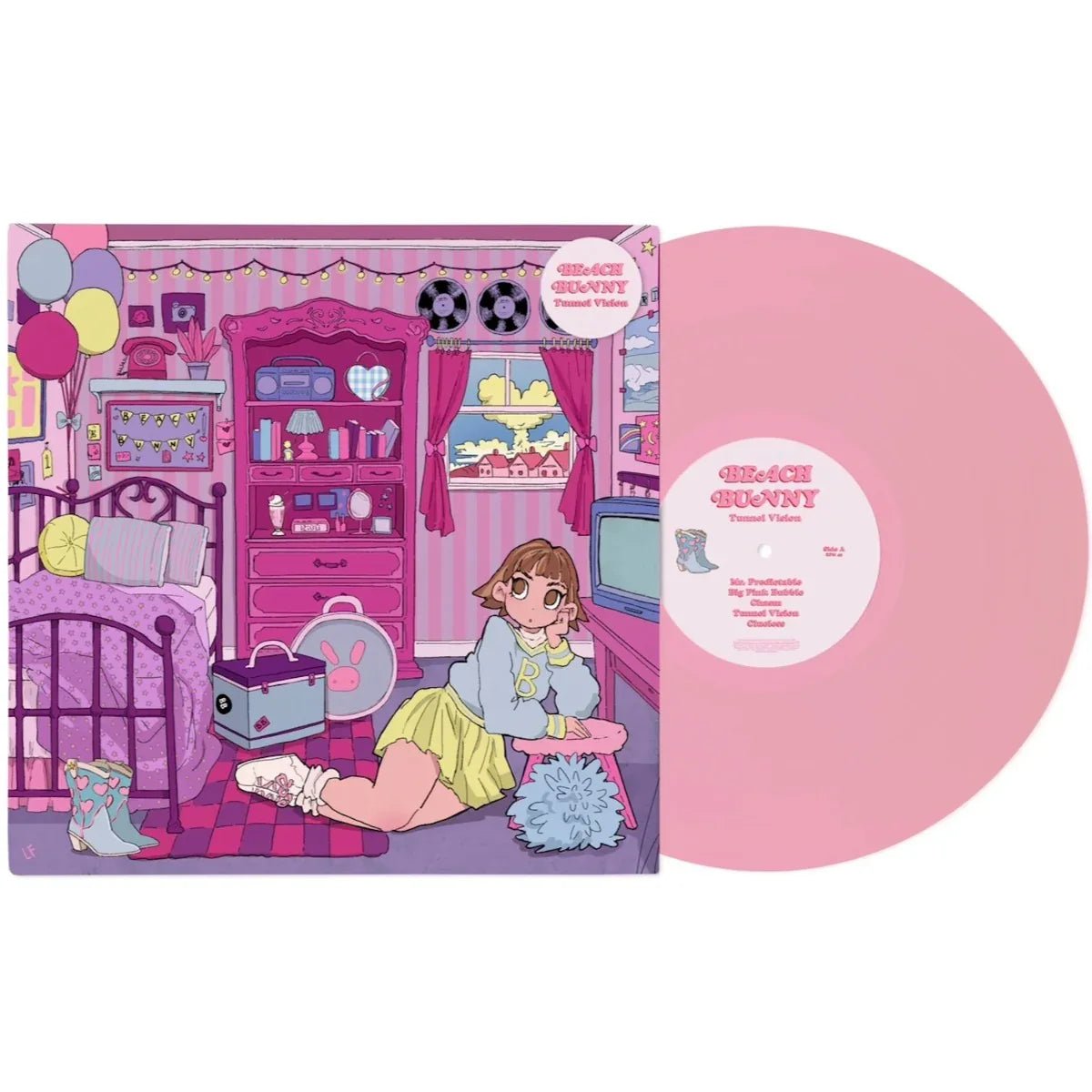 Beach Bunny - Tunnel Vision (Indie Exclusive, Baby Pink Vinyl) (LP) - Joco Records