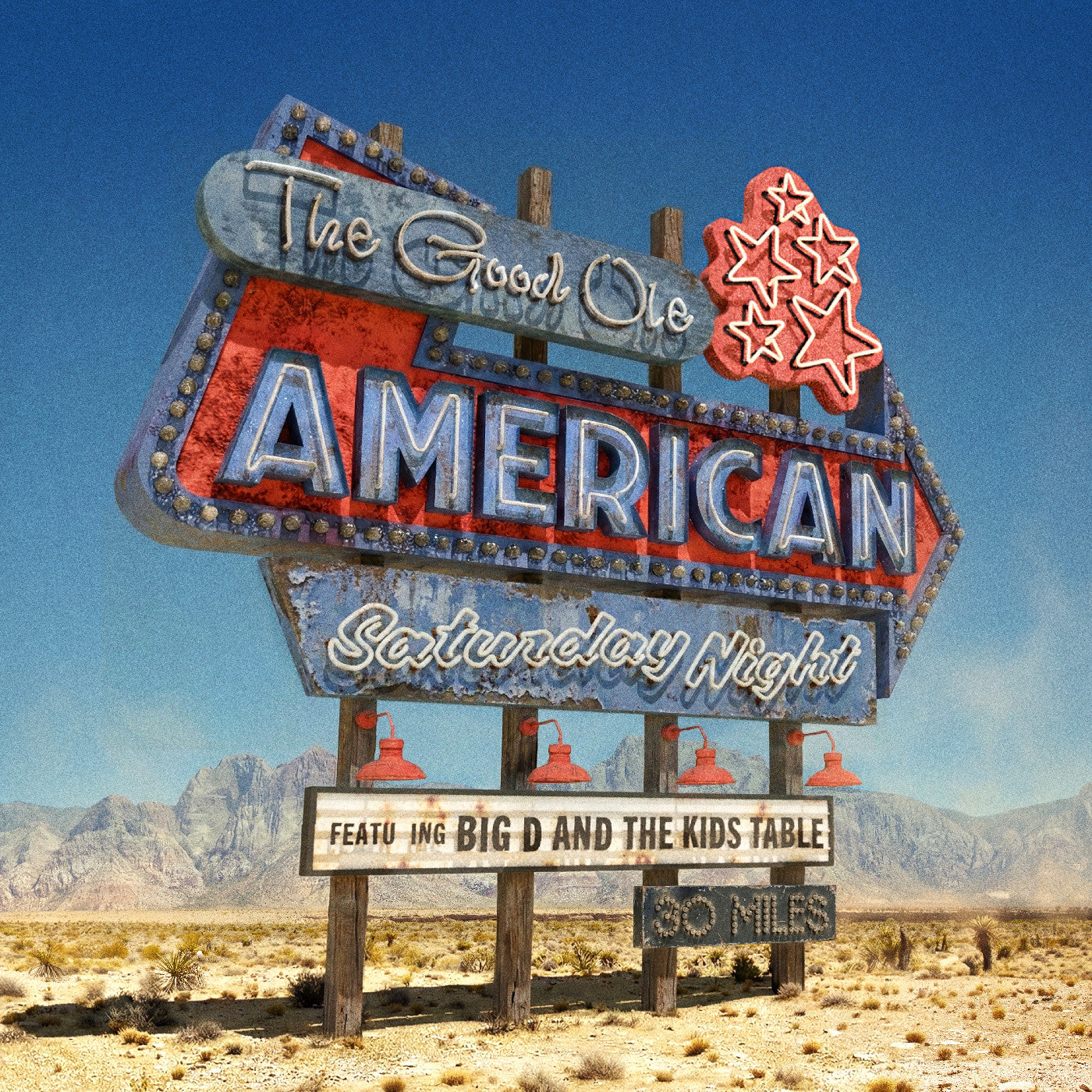 Big D And The Kids Table - The Good Ole American Saturday Night (Blue Dream Splash Vinyl)