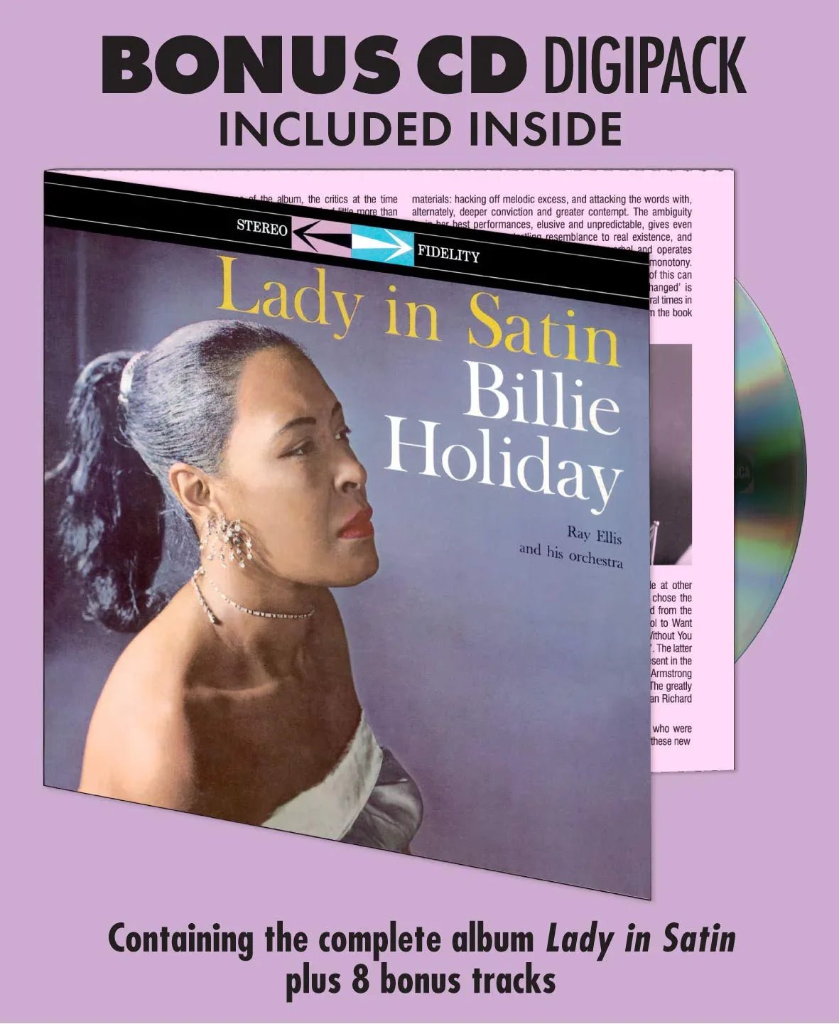 Billie Holiday - Lady In Satin (Limited Edition Import, Bonus CD, 180 Gram) (LP) - Joco Records