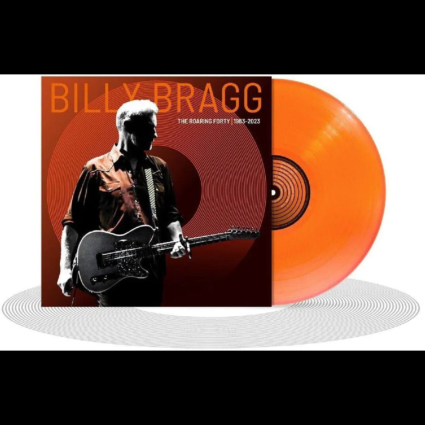 Billy Bragg - Orange Vinyl) The Roaring Forty | 1983-2023 (LP) - Joco Records